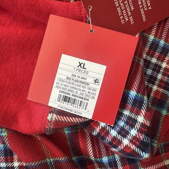 Wondershop at Target Women's Plaid Pajama Top Long Sleeve Size XL New With Tags - Picture 6 of 9